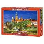 Wawel bei Nacht, Krakau, Polen