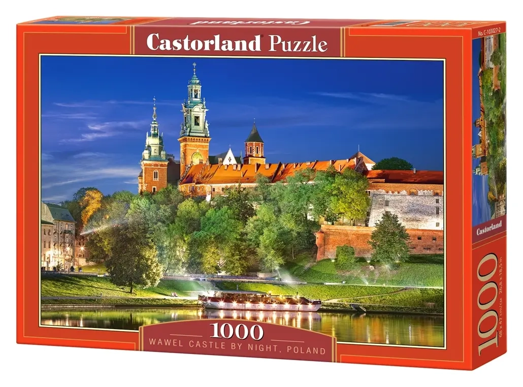 Wawel bei Nacht, Krakau, Polen