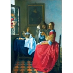 The Girl with the Wine Glass - 1659 - Johannes Vermeer