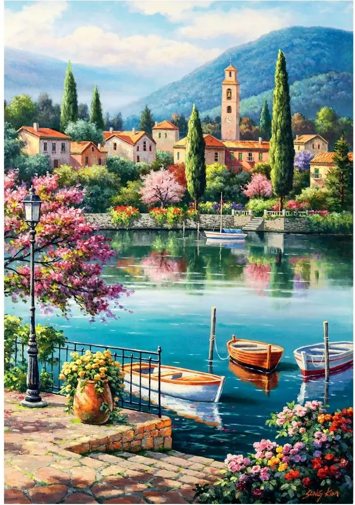Village Lake Afternoon