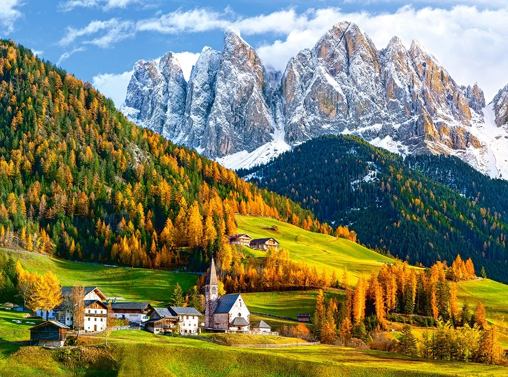 St. Magdalena Kirche in den Dolomiten