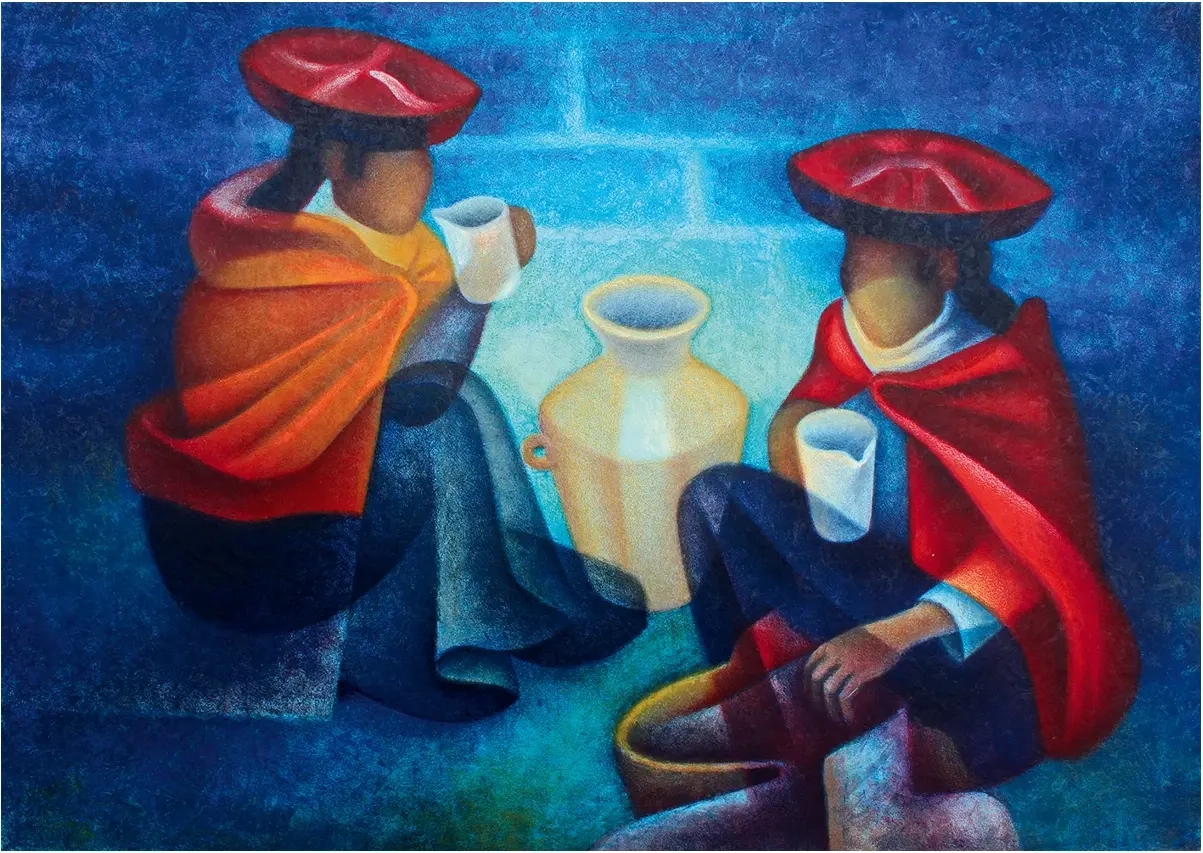 Les Marchandes (Pérou) - 1975 - Louis Toffoli