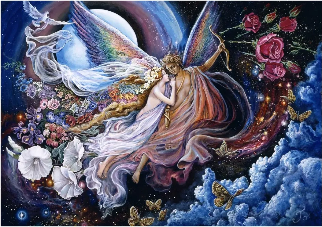Eros and Psyche - Josephine Wall