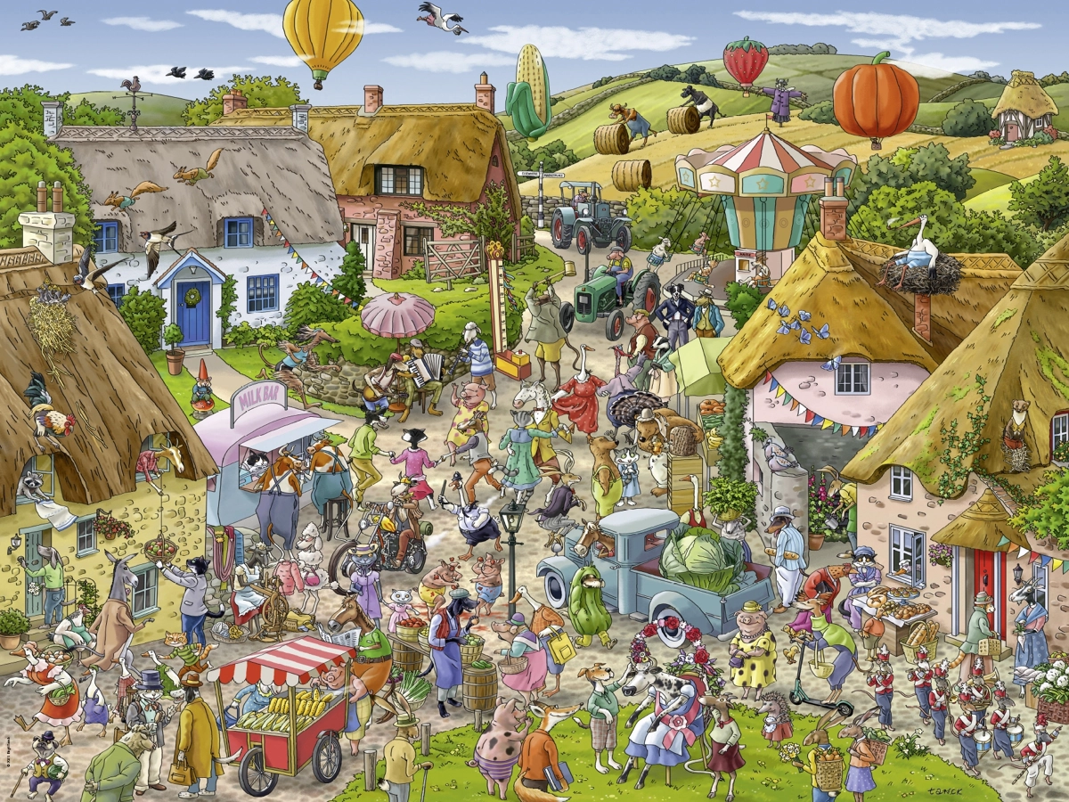 Country Fair - Triangular - Birgit Tanck