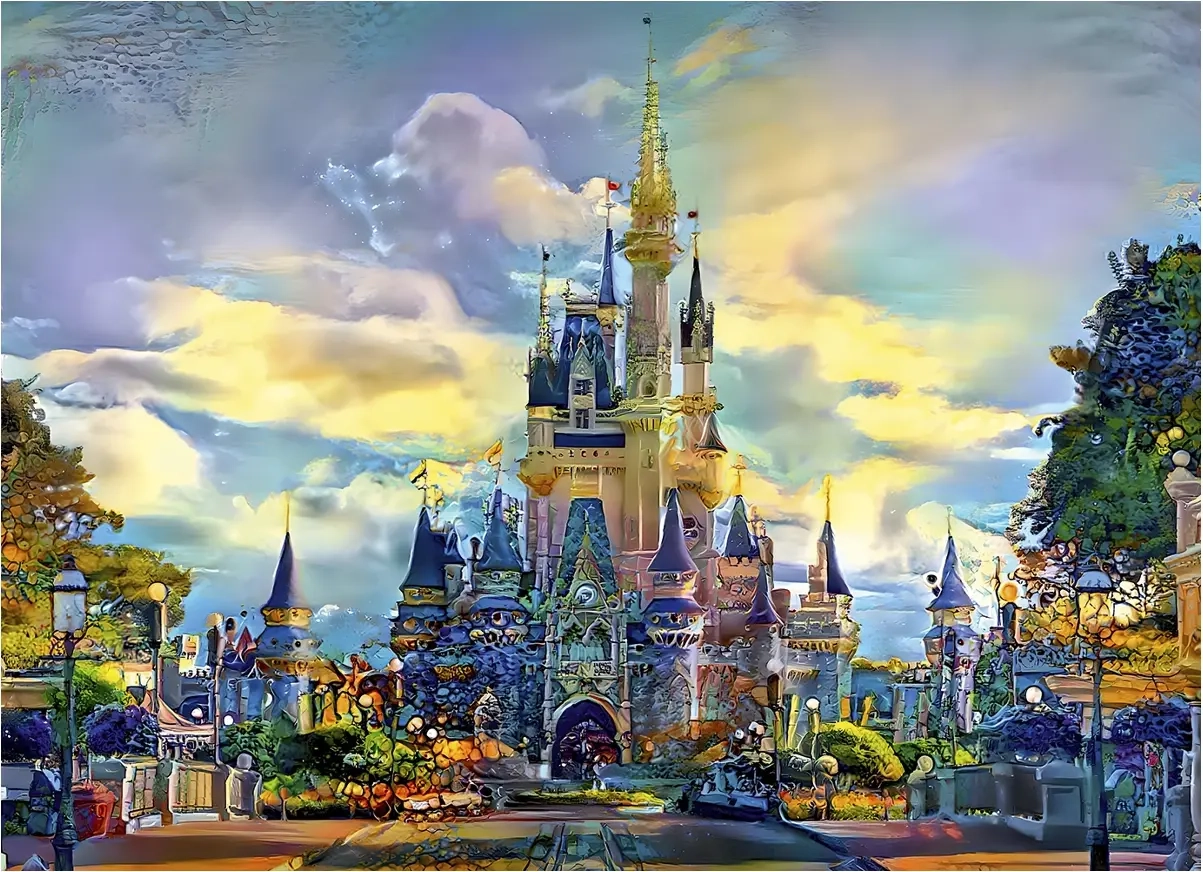 Walt Disney World Castle, Orlando, Florida, USA