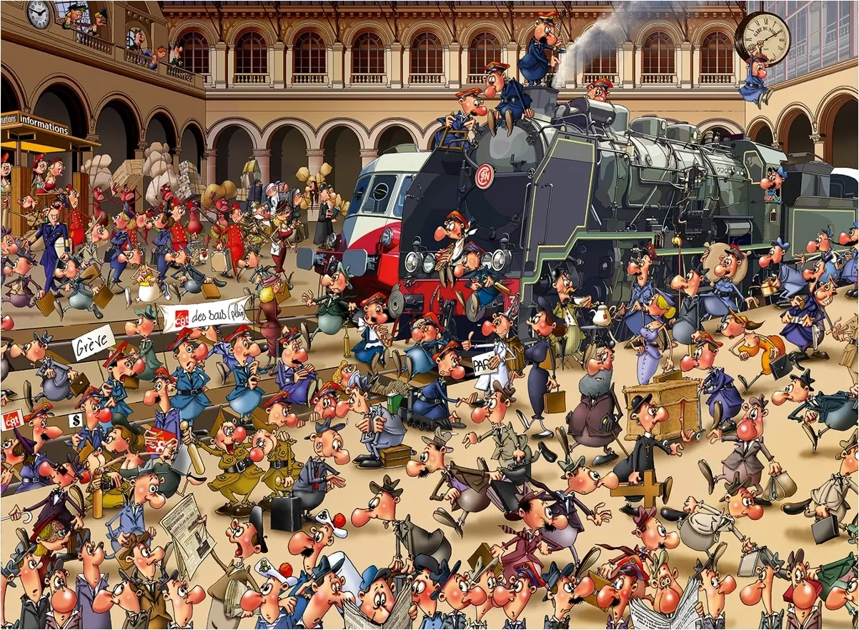 François Ruyer - Französischer Bahnhof