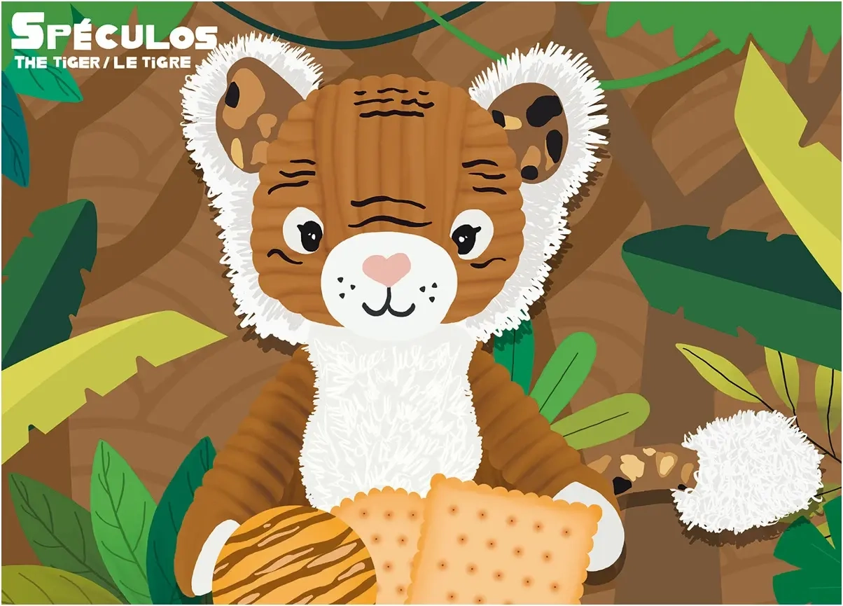 Spéculos - The Tiger - Les Déglingos - 48 XXL-Teile Puzzle