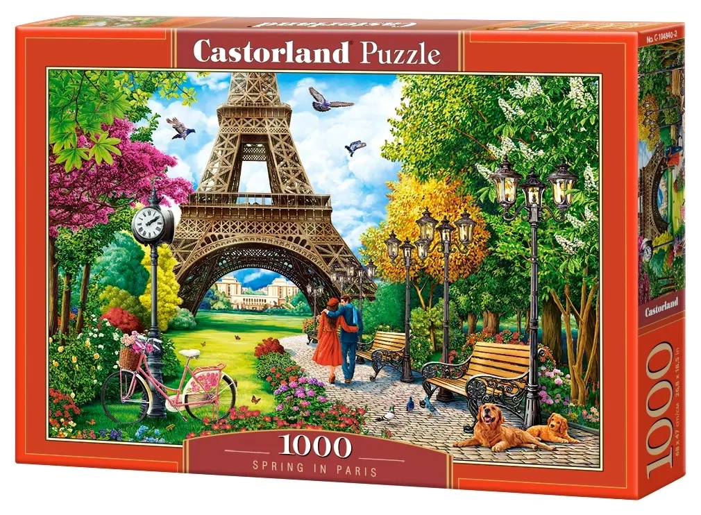Frühlingsromantik vor dem Eiffelturm