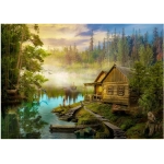 A Log Cabin on the River