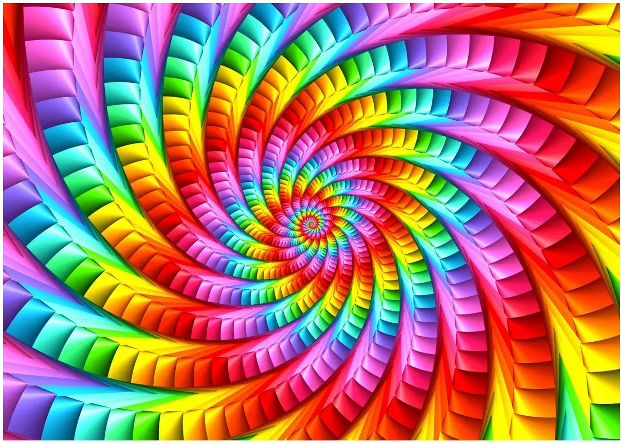 Regenbogenspirale