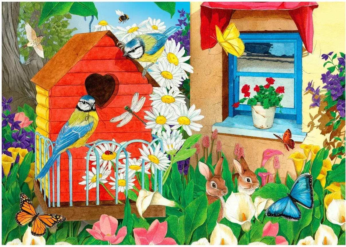 Birdhouse Garden
