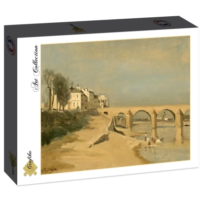 Jean-Baptiste-Camille Corot: Bridge on the Saône River at Mâcon, 1834 (2000 Teile)