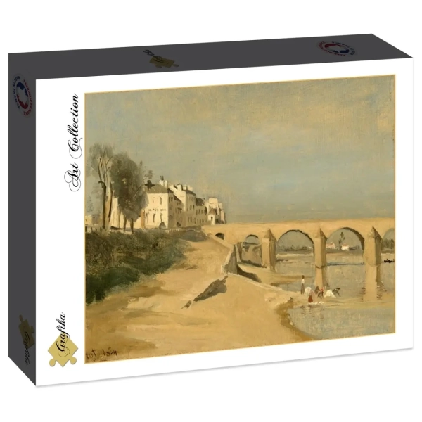 Jean-Baptiste-Camille Corot: Bridge on the Saône River at Mâcon, 1834 (2000 Teile)