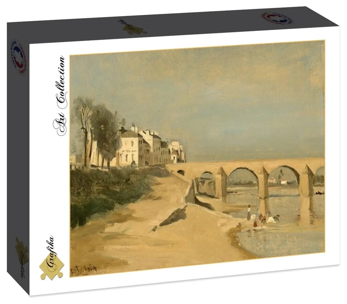 Jean-Baptiste-Camille Corot: Bridge on the Saône River at Mâcon, 1834 (2000 Teile)