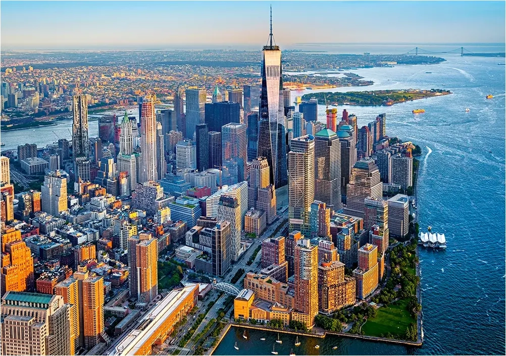 Sonnenuntergang über Manhattan