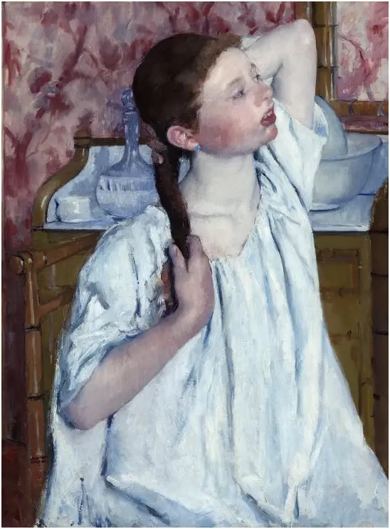 Mary Cassatt: Girl Arranging Her Hair, 1886 (2000 Teile)
