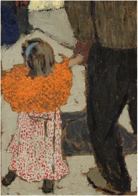 Edouard Vuillard: Child Wearing a Red Scarf, 1891