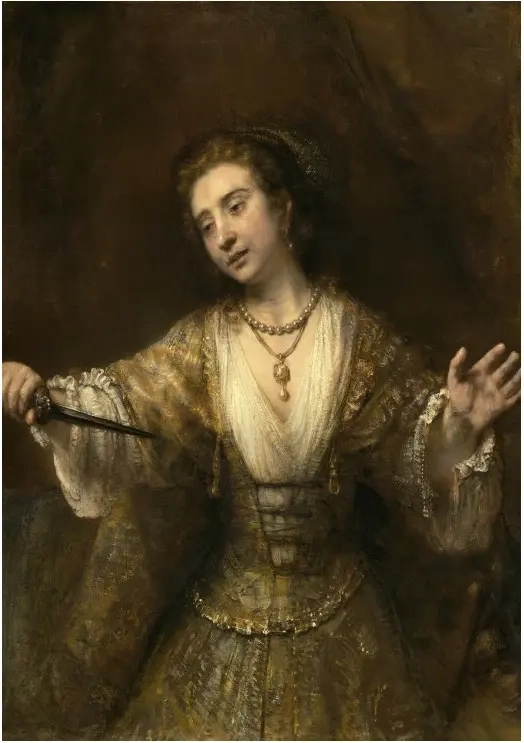 Rembrandt : Lucretia, 1664