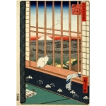 Utagawa Hiroshige - Rizières d'Asakusa et Festival Torinomachi, 1857