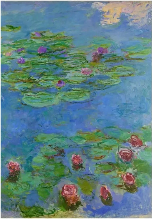 Claude Monet - Water Lilies (detail), 1914-1917
