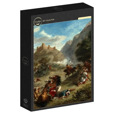 Eugène Delacroix: Arabs Skirmishing in the Mountains, 1863