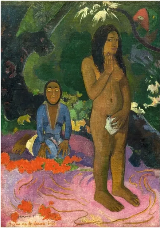 Paul Gauguin: Parau na te Varua ino (Words of the Devil), 1892