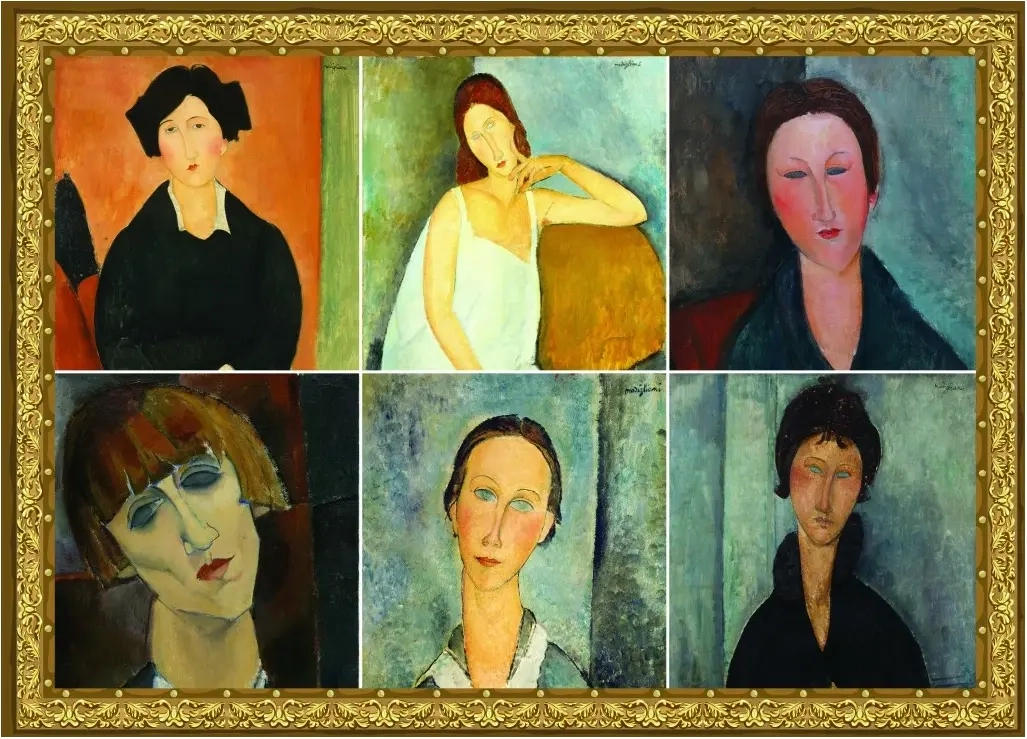 Modigliani en collage