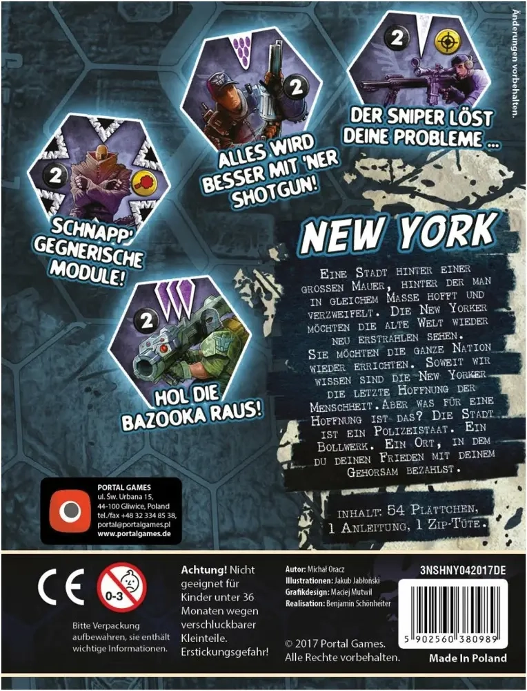 Neuroshima Hex 3.0 - New York - Erweiterung
