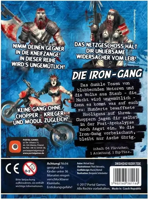 Neuroshima Hex 3.0 - Die Iron Gang Erweiterung