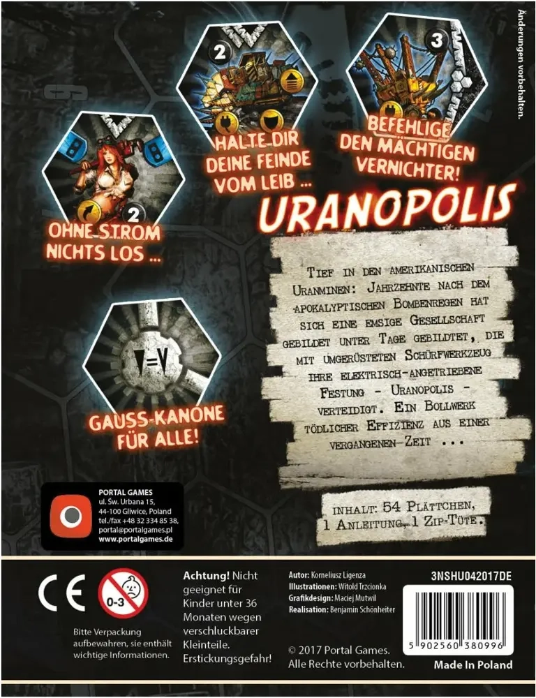 Neuroshima Hex! 3.0: Uranopolis - Erweiterung