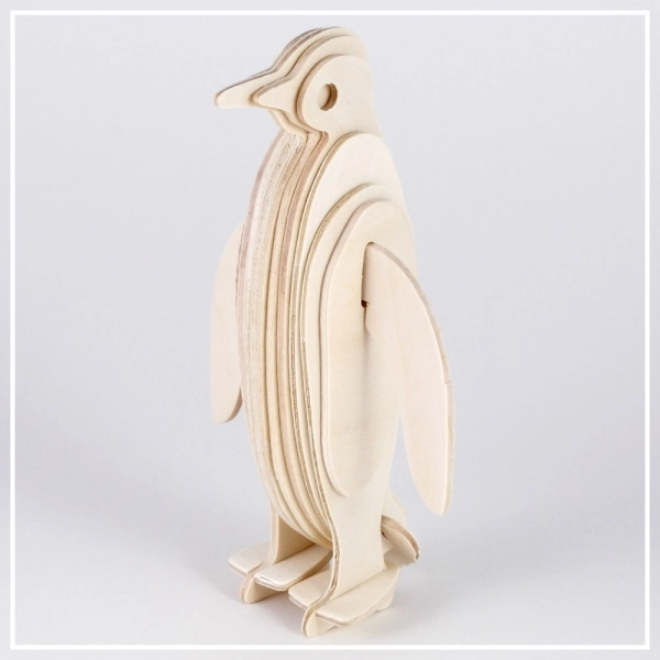 Pinguin - 3D Holzpuzzle