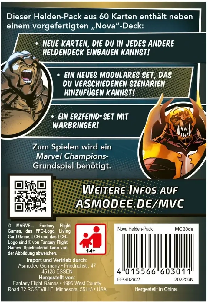 Marvel Champions: Das Kartenspiel - Nova Erweiterung