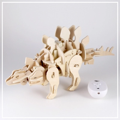 Stegosaurus - 3D Robotic Holzpuzzle