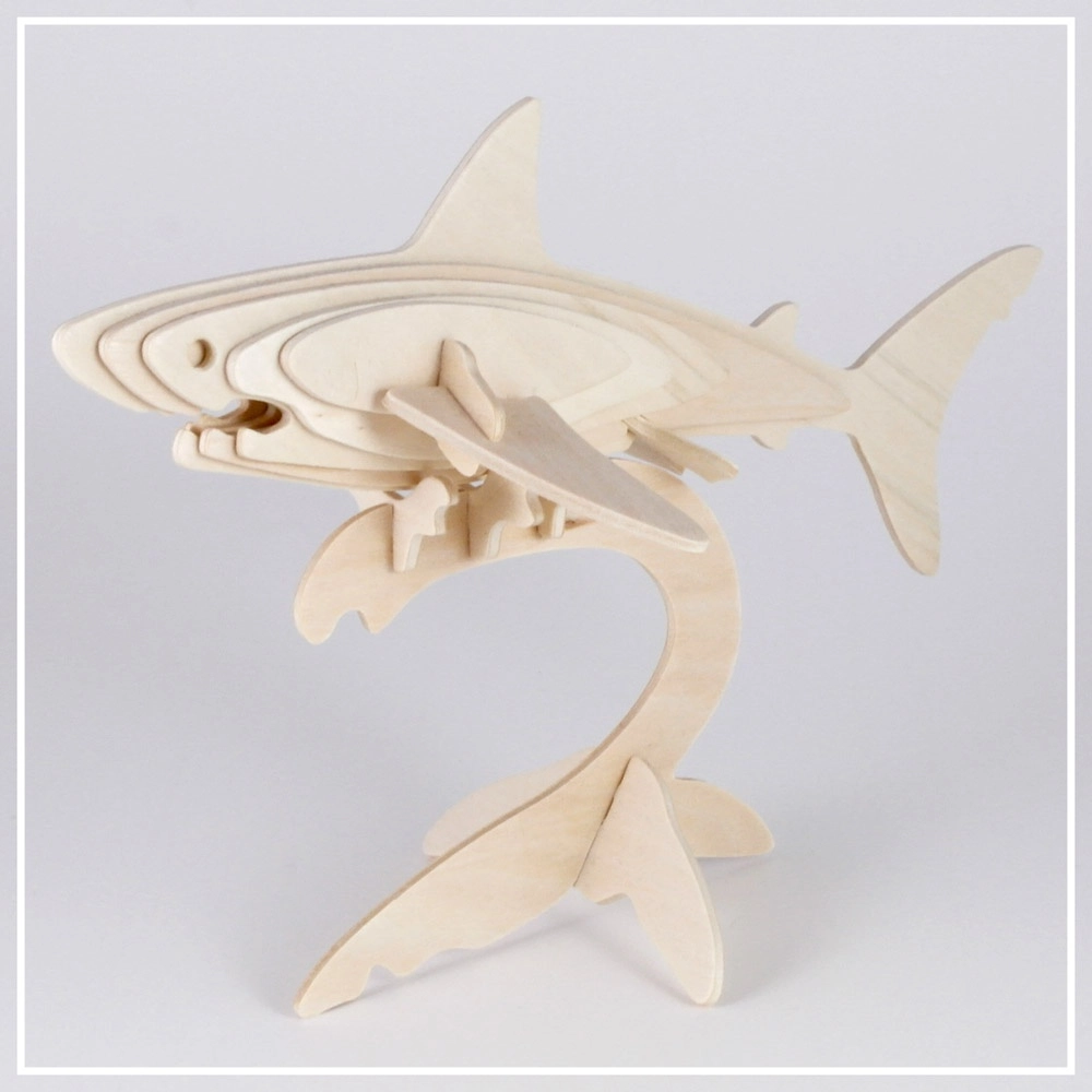Haifisch - 3D Holzpuzzle