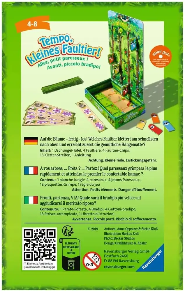 Tempo, kleines Faultier!