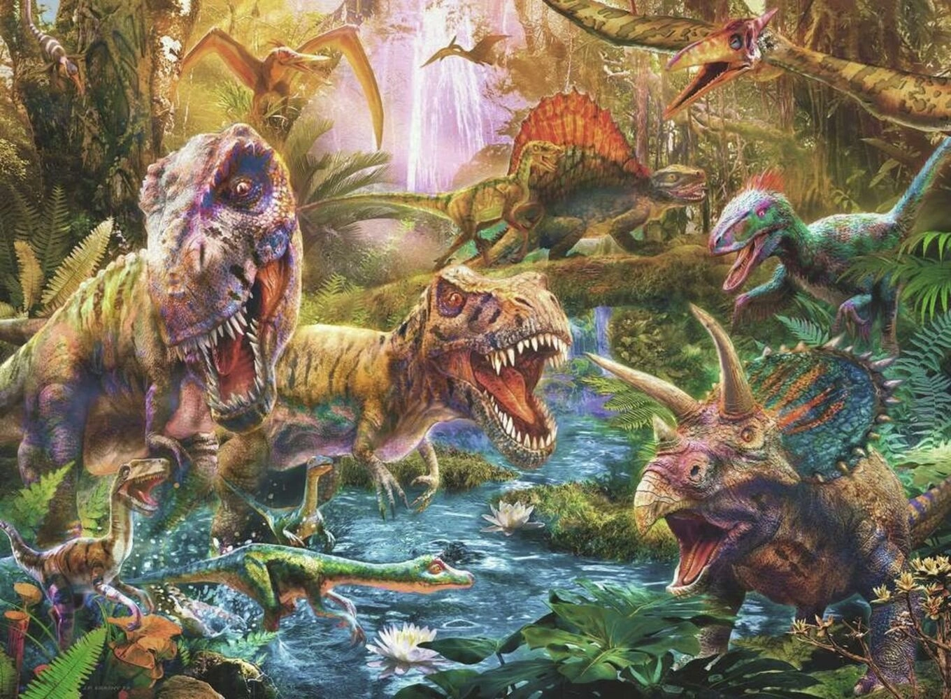 Versammlung der Dinosaurier (XXL Teile)