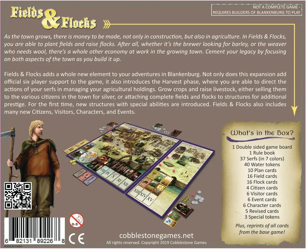 Builders of Blankenburg: Fields & Flocks - Expansion - EN