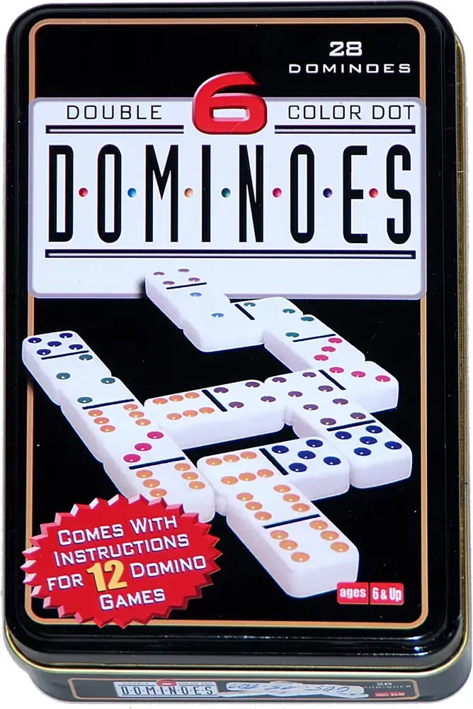 Domino Color 6, 28 Steine