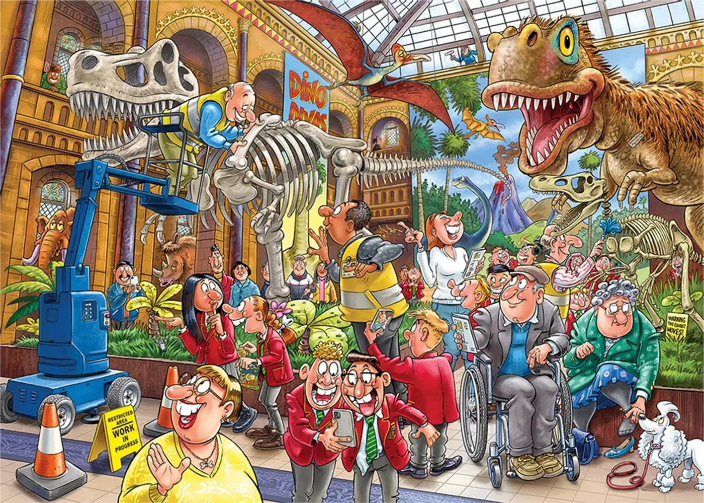 Panik im Museum! - Wasgij Mystery 24