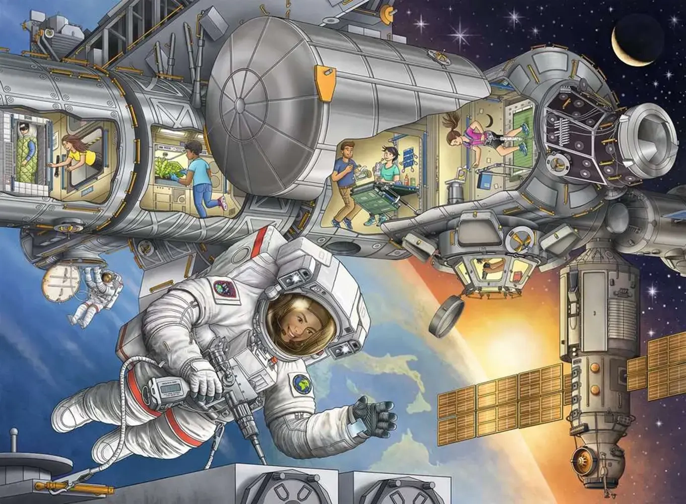 Wieso? Weshalb? Warum? - Auf der Weltraumstation