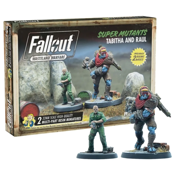 Fallout: Wasteland Warfare - Super Mutants: Tabitha and Raul - EN