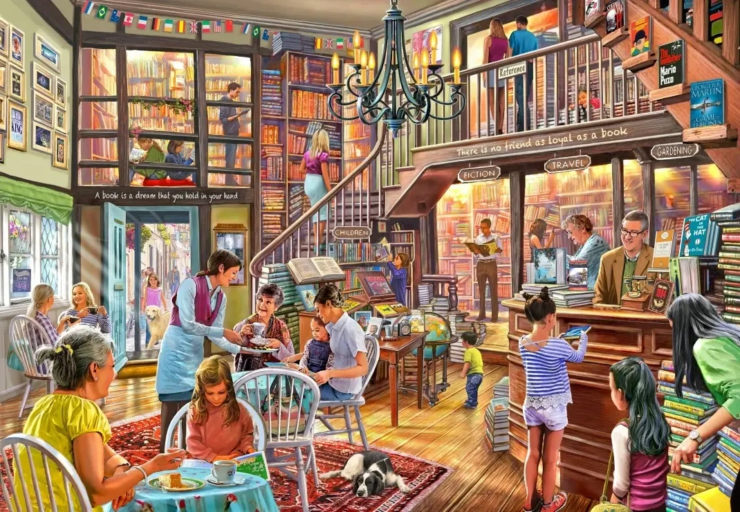 Bookshop Tearoom - Steve Crisp