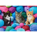 Kittens in a Yarn Store