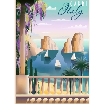 Postcard from Capri, Italy