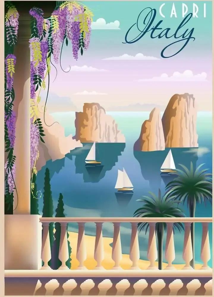 Postcard from Capri, Italy