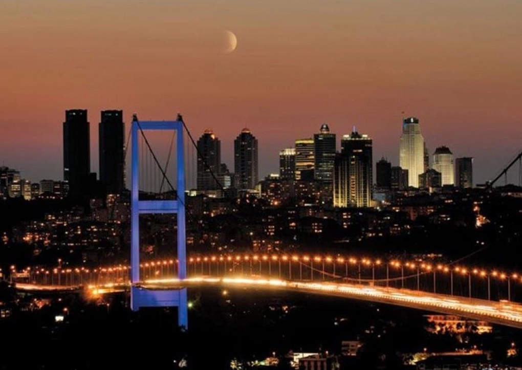 Bosporus-Brücke - Neon