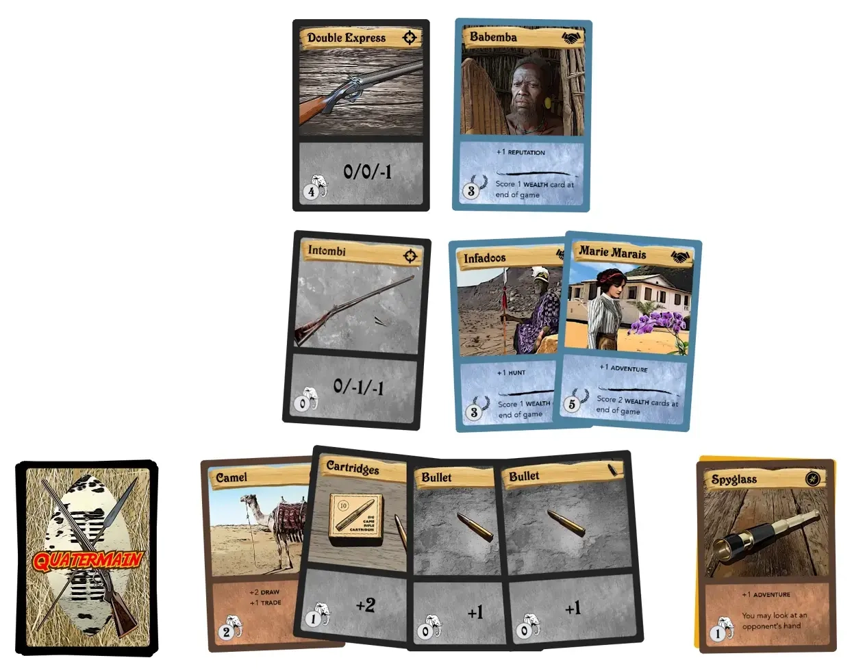 Quatermain: A Deck-Building Game - EN