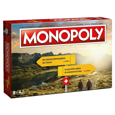 Monopoly Die schönsten Wandergebiete der Schweiz