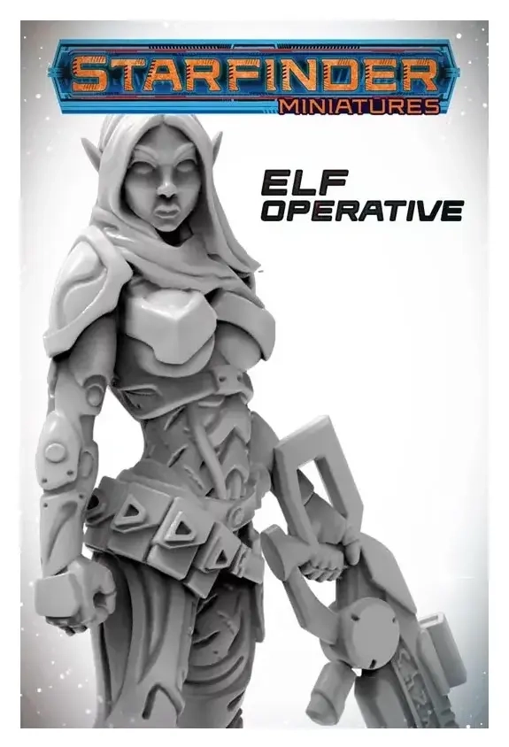 Starfinder Miniatures: Elf Operative - EN