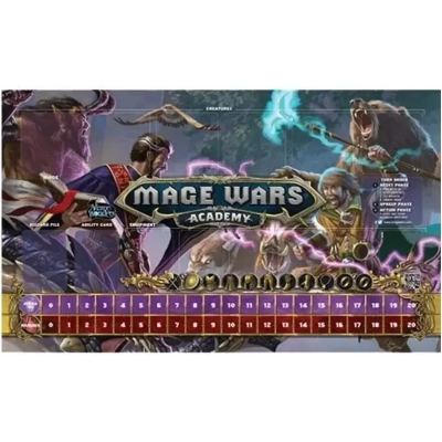 Mage Wars Academy Playmat: Beastmaster vs Wizard - EN